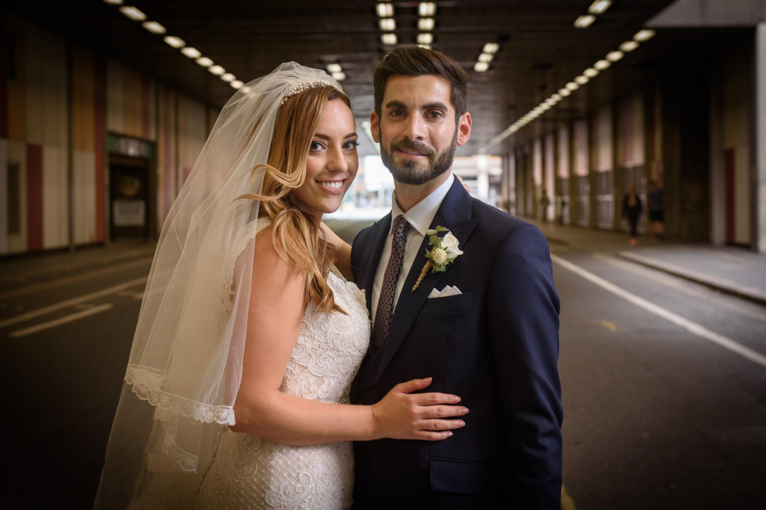 Adam and Victoria at The Brewery