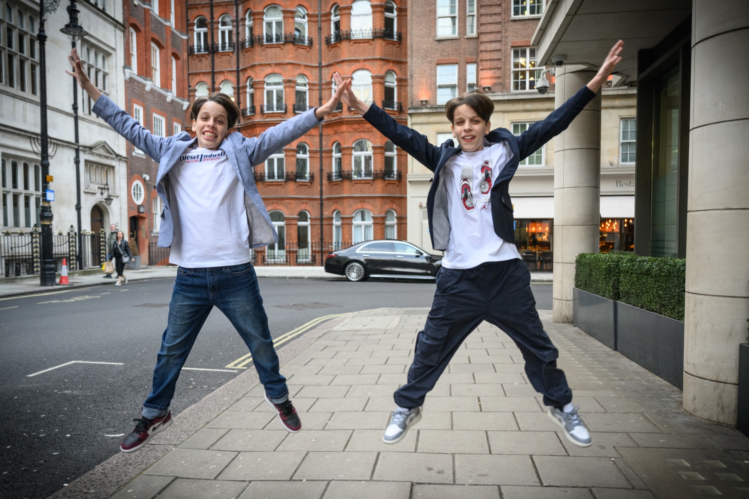 Oli and Sam at The May Fair Hotel